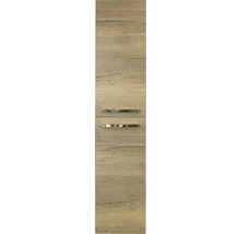 Holzstrukturierte Schubfront mit Griffen