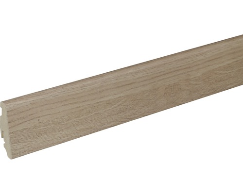 SKANDOR Sockelleiste Liberty Oak FU60L 19 x 58 x 2400 mm Sockelleiste mit Holzstruktur