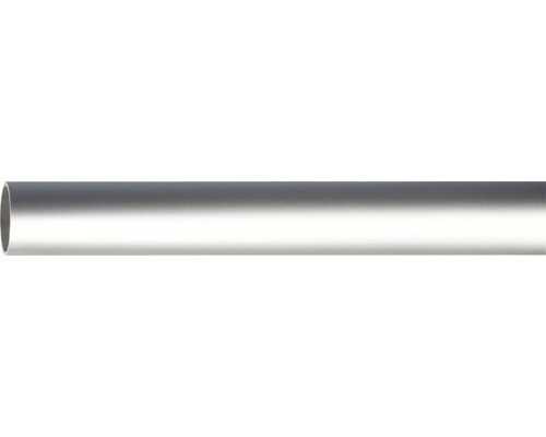 Tringle à rideaux Rivoli Ø20 mm 200 cm alu-argent Tube en acier inoxydable