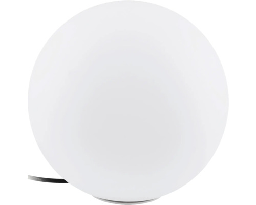 Éclairage extérieur plastique 1 ampoule Ø 300 mm Monterolo blanc Lampe sphérique blanche pour l''intérieur