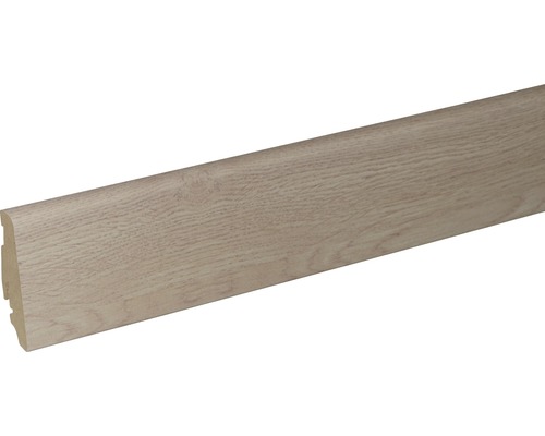 SKANDOR Sockelleiste Eiche Puro FU60L 19 x 58 x 2400 mm Sockelleiste mit Holzoptik