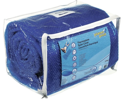 Bâche thermique de recouvrement pour piscine 730 x 375 cm pour bassin oval