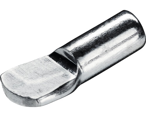 Support de tablette taquet cuillère galvanisé 5 mm Un seul support d''étagère en métal.