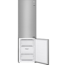 Réfrigérateur-congélateur LG GBB62PZGFN lxhxp 59,5 x 203 x 68,2 cm compartiment de réfrigération 277 l compartiment de congélation 107 l 215 kWh par an acier inoxydable-thumb-3