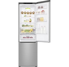 Réfrigérateur-congélateur LG GBB62PZGFN lxhxp 59,5 x 203 x 68,2 cm compartiment de réfrigération 277 l compartiment de congélation 107 l 215 kWh par an acier inoxydable-thumb-5
