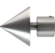 Endstück cone-classic für Rivoli edelstahl-optik 2 Stk.
