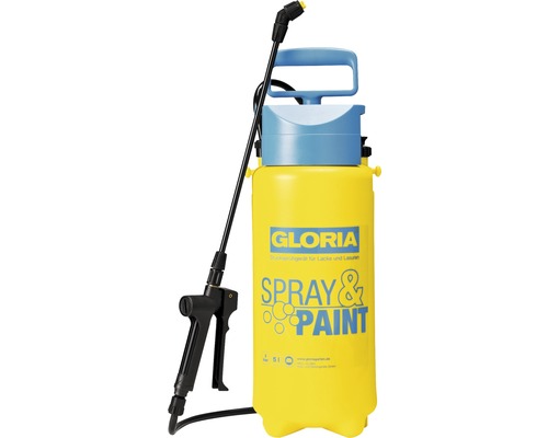 Pulvérisateur de peinture GLORIA Spray&Paint pour lasures, laques, huiles à base d'eau 5 l