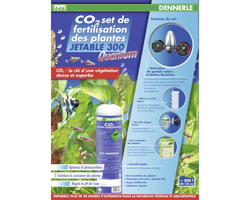Dennerle CO2 Kit d'engrais jetable Carbo POWER E400
