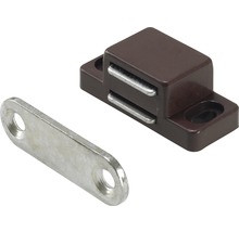 Loqueteau magnétique marron avec contrepartie