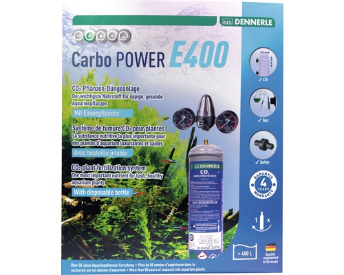 Dennerle CO2 Einweg Düngeset Carbo POWER E400 Dennerle CO2 Einweg Düngeset Carbo POWER E400