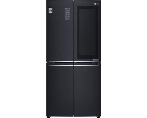 Side by Side Kühlschrank LG GMQ844MCKV BxHxT 83,5 x 178,7 x 73,4 cm Kühlteil 321 l Gefrierteil 209 l 393 kWh/Jahr Matt Black Steel