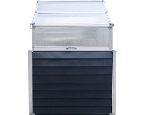 Hochbeet mit Aufsatz aus Kunststoff und Holz