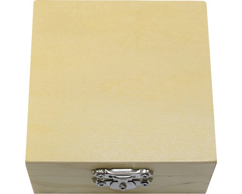 Boîte en bois avec fermeture