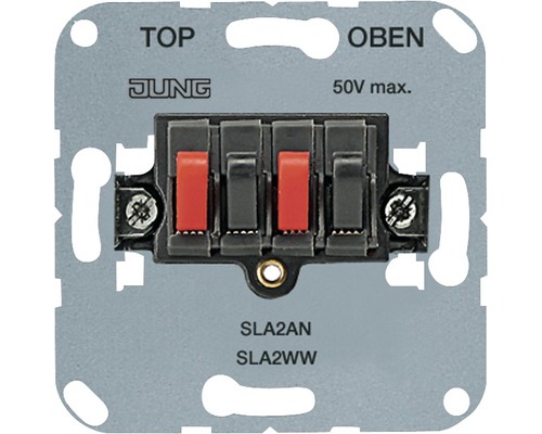 Jung SLA 2 AN Stereo Lautsprecher-Anschlussdose