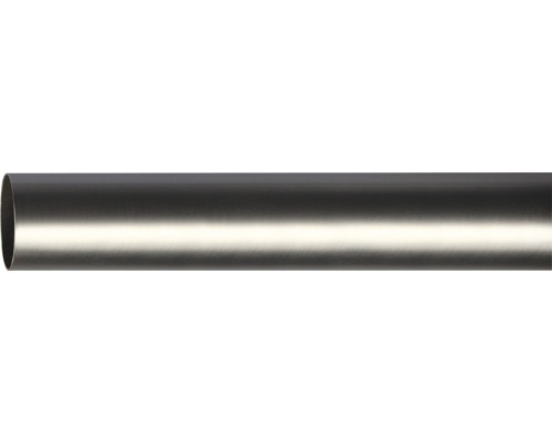 Gardinenstange Urbino edelstahl-optik 200 cm Ø 28 mm Metallrohr