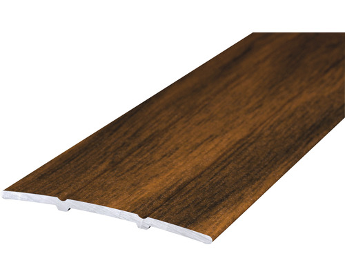Übergangsprofil Alu nussbaum selbstklebend 38x2700mm Bodenprofil aus Holzdekor