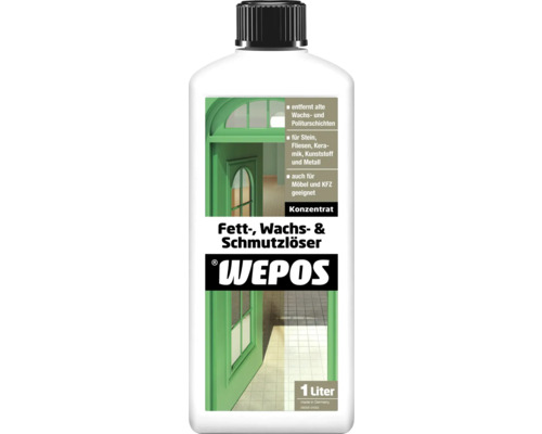 Produit dégraissant, décirant, détachant Wepos 1000ml