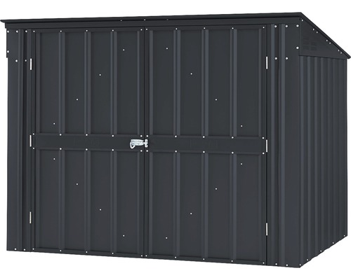 Metall Gerätehaus mit Doppeltür und Satteldach