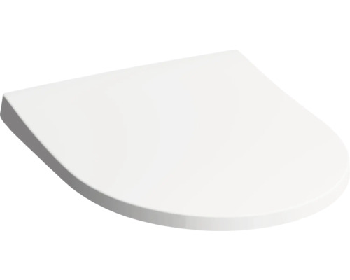 Abattant WC iCon slim blanc avec frein de chute, Wrap over et antibactérien 574950000