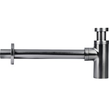 Siphon à tasse Differnz pour lavabo 1 1/4 pouce x 32 mm graphite gun metal brossé(e) 30.414.55-thumb-0