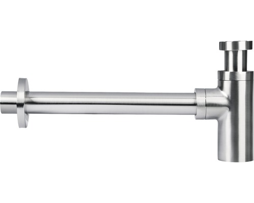 Differnz Tassensiphon für Waschtisch 1 1/4 Zoll x 32 mm chrom matt 30.414.53 Siphon aus Metall