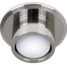 Plafonnier en métal avec source de lumière ronde