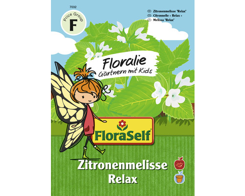 Graines de fines herbes FloraSelf Floralie Jardiner avec des enfants mélisse officinale «Relax»