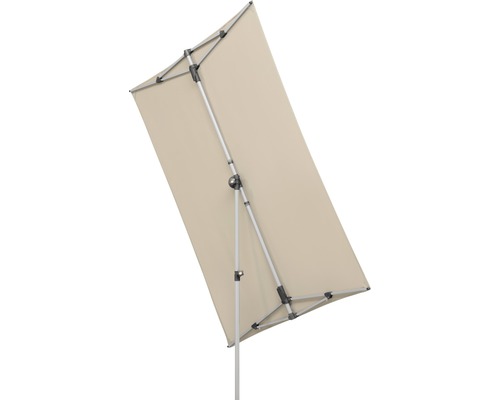 Parasol rectangulaire avec armature métallique