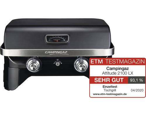 Campingaz Attitude 2100 LX Tischgrill mit ETM Testmagazin Auszeichnung