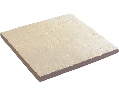 Bordure de piscine margelle Bergerac plaque de raccordement de terrasse champagne 49,5 cm x 49,5 cm x 3,2 cm Carreau carré en grès