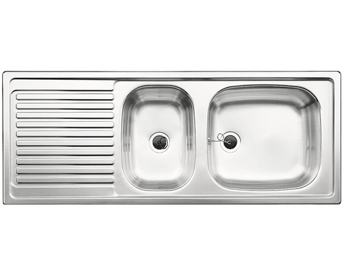 Evier Cuisine Inox, 43.5 x 58.8 cm, Evier en Acier 1 bac + Kit de