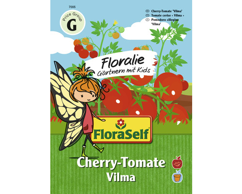 Graines de tomates FloraSelf Floralie Jardiner avec des enfants tomates cerise «Vilma»