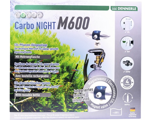 CO2 Düngeset Mehrweg DENNERLE Carbo NIGHT M600