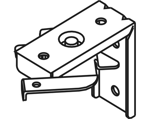 Support mural pour un système d''étagères