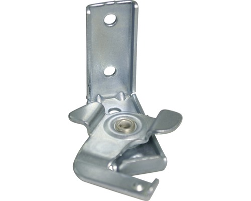 Support métallique avec deux trous pour la fixation