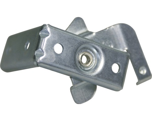 Clip de fixation métallique avec trous pour le montage