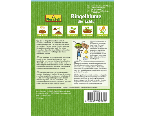 FloraSelf Souci ''le Vrai'', contenu suffisant pour environ 100 plantes