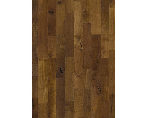 Pose de parquet en chêne marron