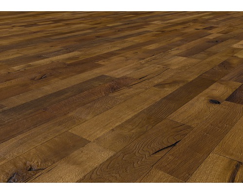 Pose de plancher en bois en chêne