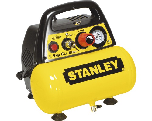 Stanley Kompressor mit 1,5 PS, 6 Litern und 8 Bar