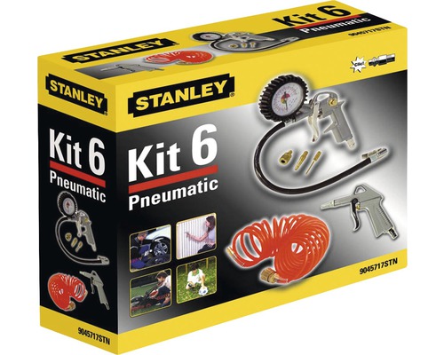 Stanley Kit 6 Pneumatik Set in der Verpackung