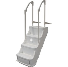 Échelle de piscine Planet Pool Comfort pour bassin hors-sol plastique 4 marches hauteur: 135 cm