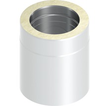 Coude de conduit de fumée à double paroi avec isolation