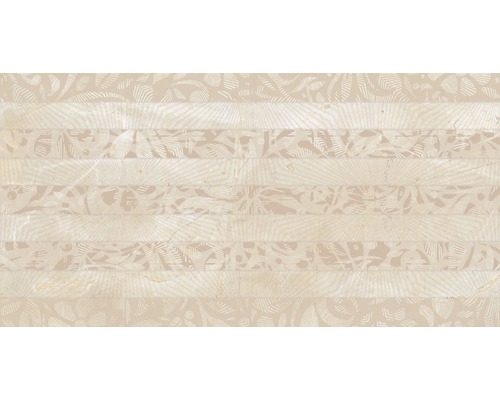 Steingut Dekorfliese Marfil Beige 34 x 67 cm