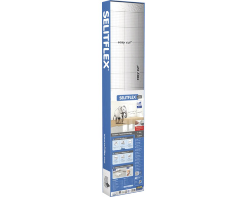 Parkett- und Laminatunterlage SELITFLEX® 3 mm 10 m² + Tape Verpackung der Selitflex Parkett- beziehungsweise Laminatunterlage
