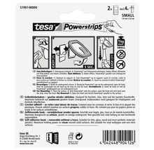 Handtuchhaken Tesa Powerstrips® Small edelstahl/weiß matt 57997-00000-20