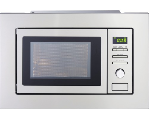 Micro-ondes encastré PKM MW820-EBM 59,5x34,4x38,2 cm inox brossé 800 watts