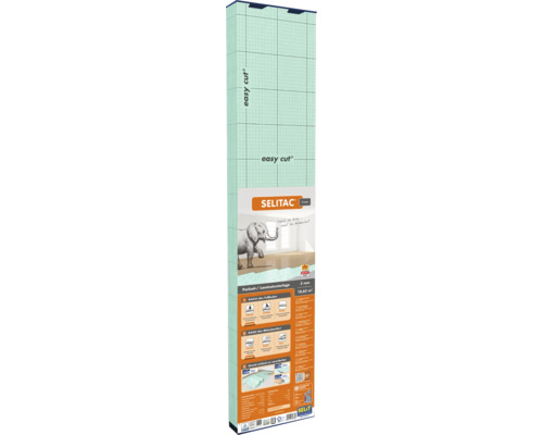 Parkett- und Laminatunterlage SELITAC® 3 mm 10,63 m² Selitac Dämmunterlage für Laminat und Parkett, 3 mm Stärke