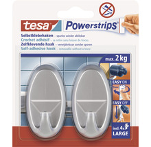 Handtuchhaken tesa Oval chrom-matt