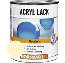 Acryllackdose mit dem Umweltzeichen Blauer Engel und Hornbach Logo